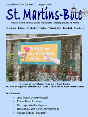 Gemeindebote, Gemeindebote Jesteburg St.-Martins-Bote, Kirchenblatt, Gemeindebote Jesteburg, Kirchenzeitung, Kirchenzeitung Jesteburg, Informationen Kirchengmeinde Jesteburg