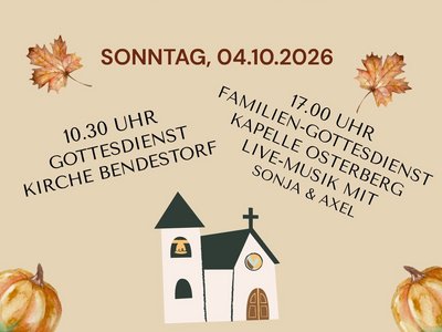 Erntedank, Erntedankgottesdienst, Gottesdienst zum Erntedank, Familiengottesdienst